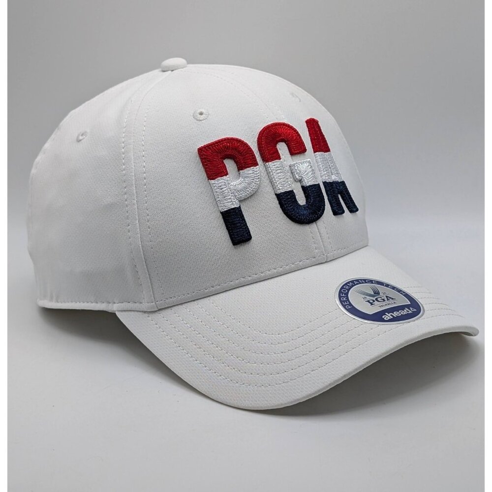 2024 PGA Championship Valhalla Hat Red White Blue Strap Back Cap Adjustable Golf